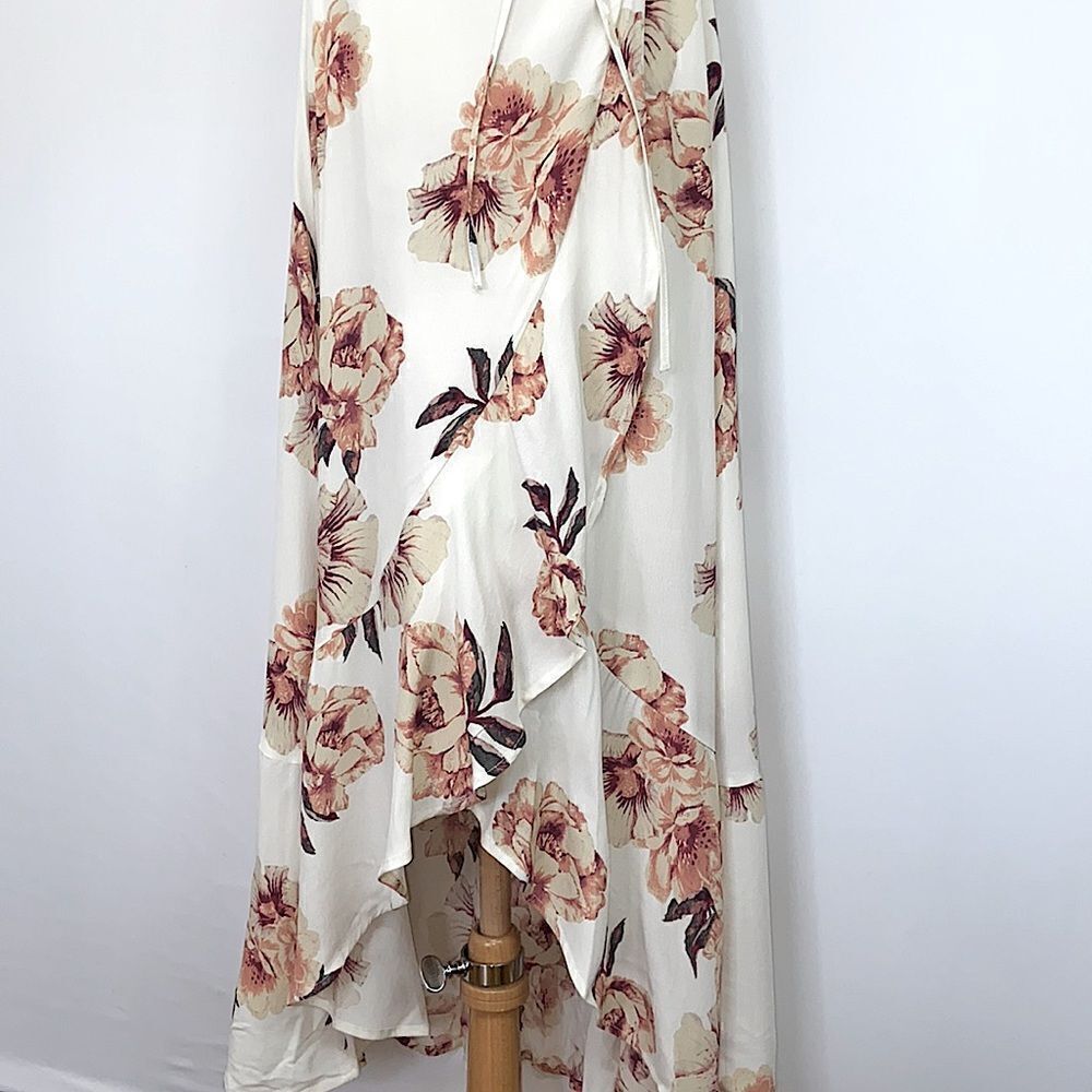 Leith Nordstrom Dress Wrap Floral Maxi NWT Sp - Picture 4 of 9